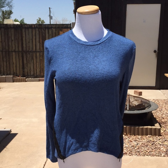 Indigo Zipper Sweater - Picture 3 of 5